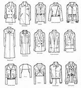 Fashion Drawing Coats Types Drawings Technical Sketches Jackets Belt Flats Women Knot sketch template