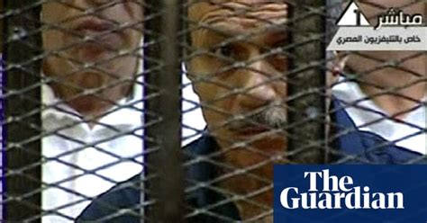 hosni mubarak appears in court in pictures world news the guardian