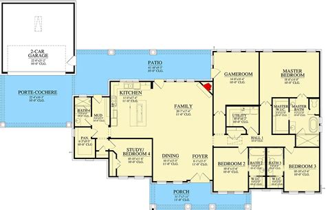 plan pwl exclusive  level home plan  game room  level homes house plans