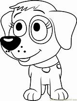Pound Puppies Coloring Checkers Pages Coloringpages101 Color Online sketch template