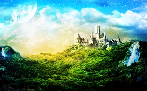 the castle from a fairy tale wallpapers and images