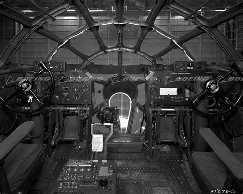 Boeing Images B 29 Superfortress Cockpit