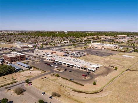 commercial drone photography lubbock texas shopping center
