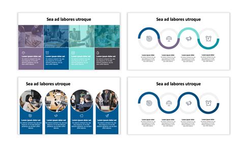 london circles blue  purple professional powerpoint template  gallery