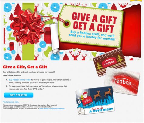 redbox purchase  gift card    rental alcom