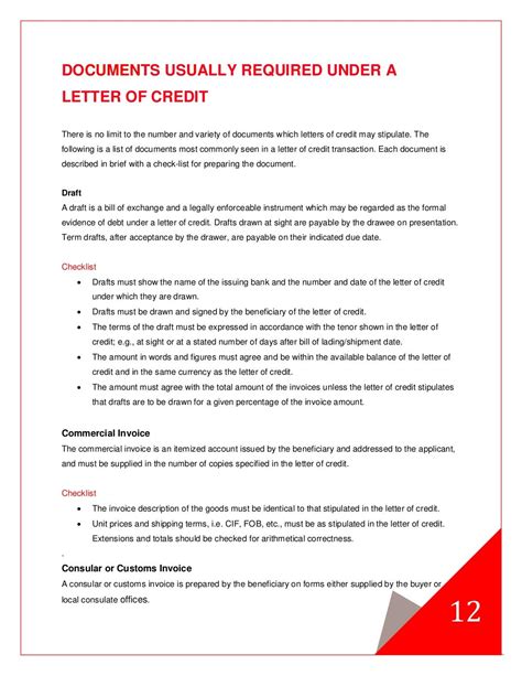 letters  credit