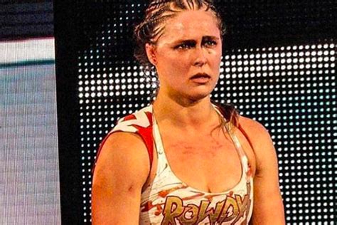 Ronda Rousey And Her Glued Up Something Vow To Be At Raw