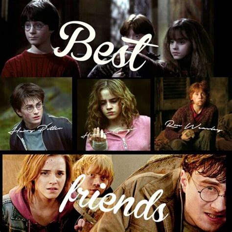 Harry Potter Hermione Granger Ron Weasley Best