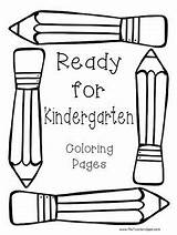 Coloring Kindergarten Pages School Back Ready Theme Pre Children Teacherspayteachers Bubakids sketch template