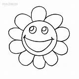 Smiley Coloring Face Faces Pages Flower Printable Happy Kids Smiling Drawing Clipart Emoji Crying Cool2bkids Color Emoticons Smileys Template Clip sketch template