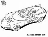 Coloring Speed Pages Car Racer Street sketch template