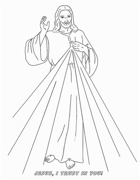 divine mercy coloring pages