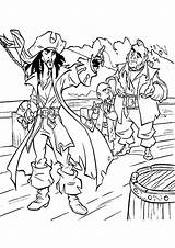 Coloring Sparrow Jack Caribbean Pirates Pages Books Q2 sketch template
