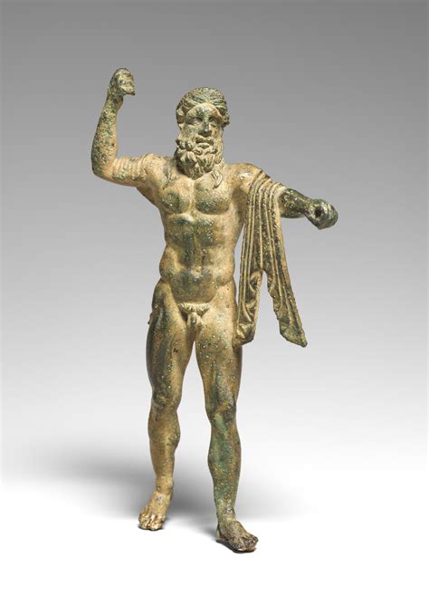 bronze statuette  neptune roman early imperial  metropolitan