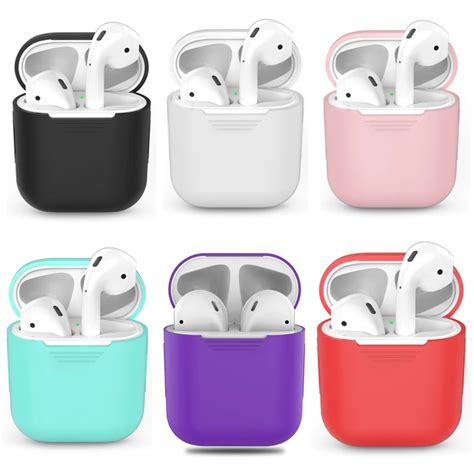 Protective Silicone Cover Case For Airpods Shockproof Ear Pod Case For