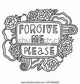 Excuse Printable Forgive sketch template