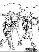 Kilimanjaro Coloring Camp Kids Trekking Animals Answers Pdf 16kb 1788 sketch template