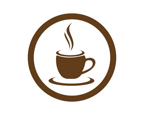 coffee cup logo template vector icon design  vector art  vecteezy