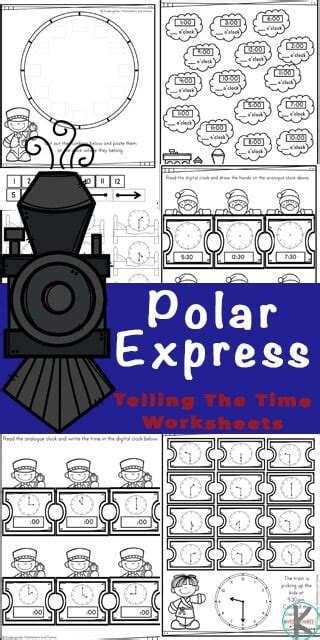 ideas  coloring  polar express activities