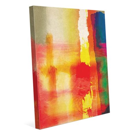 burning horizons abstract wall art print on canvas bed bath and beyond
