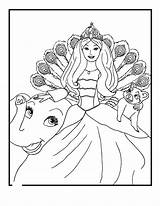 Coloring Pages Barbie Princess Printable Color Island Wedding Kids Print Charm Popular Coloringhome School Library Clipart Comments sketch template