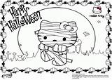 Coloring Halloween Kitty Hello Pages Mummy Sanrio Printable Spooky Scary Cat Little Pony Print Color Kids Cute Really Pretty Az sketch template