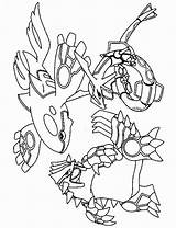 Groudon Rayquaza Kyogre sketch template