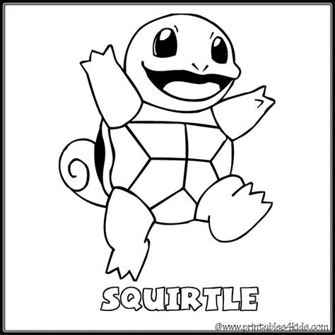 pokemon squirtle coloring page printables  kids  word search