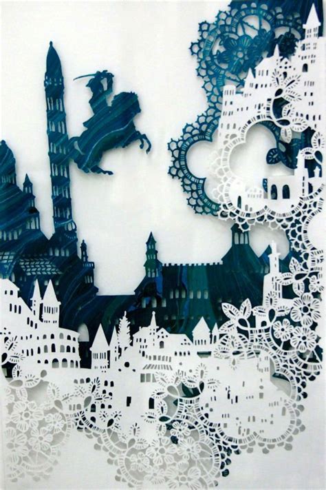 visual storytelling  intricate paper designs australian artist emma van leest