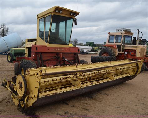 holland   propelled windrower  kinsley ks item aw