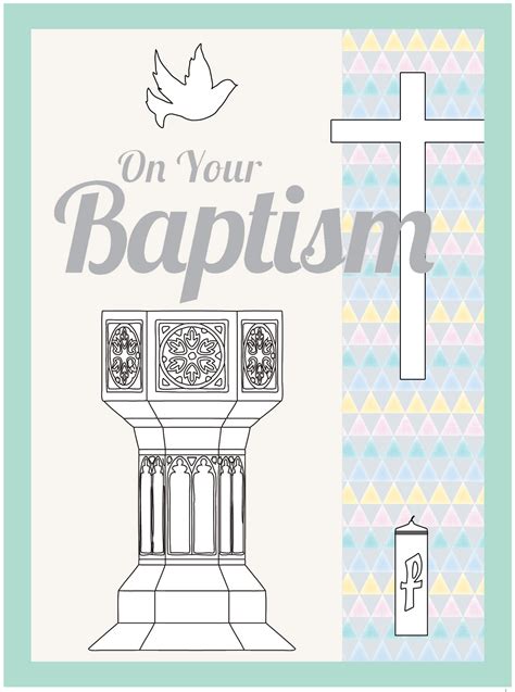 baptism printable card
