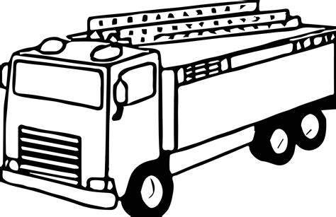fire truck coloring page wecoloringpagecom