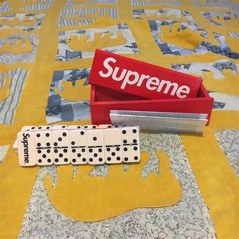 supreme brand  supreme dominos set grailed