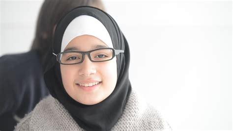 cute teenager arabic girl wearing glasses smiling stock footage video 3331139 shutterstock
