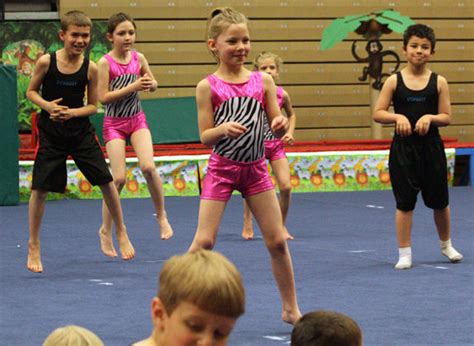 Area Gymnasts Perform ‘jungle Gym Jam’ Show Schools