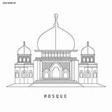 Colouring Adabi Mosque Printable Kids Pages Ramadan London Activities Books sketch template