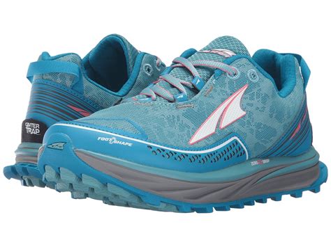 altra womens timp trail  drop comfort athletic trail running shoes blue  walmartcom