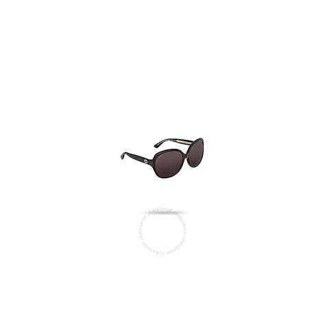 gucci black round sunglasses gg0080sk gucci sunglasses jomashop