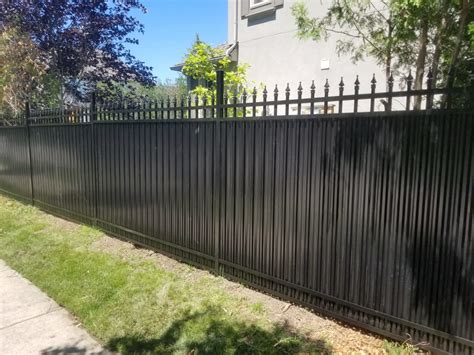 aluminum privacy fence panels aluminum fence panels canada