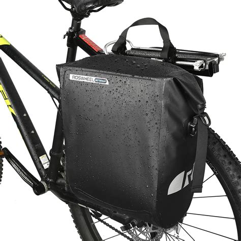 buy roswheel  bike bags bicycle cycling trunk waterproof rear tail pack bag