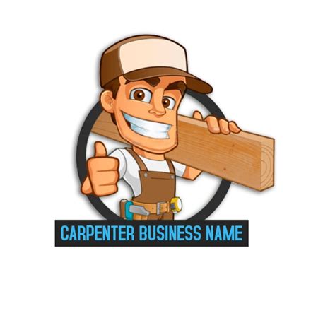carpenter business logo template postermywall