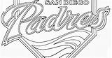Padres sketch template