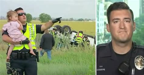 After Dad Is Killed In Crash Police Officer Sees His 2 Year Old