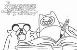Coloring Adventure Time Pages Jake Print Finn Printable sketch template