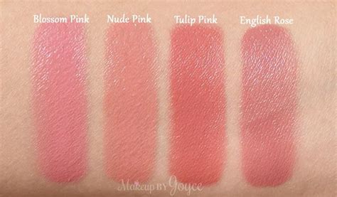 swatches review burberry kisses and lip velvet lipstick collection
