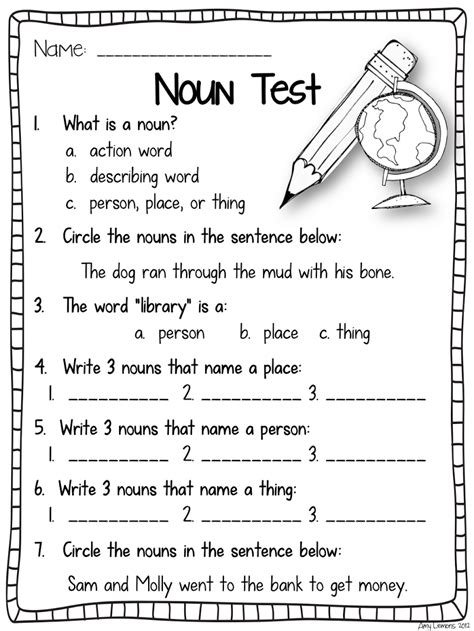 english worksheets   grade  worksheet