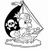 Pirate Coloring Pages Kids Getcolorings sketch template