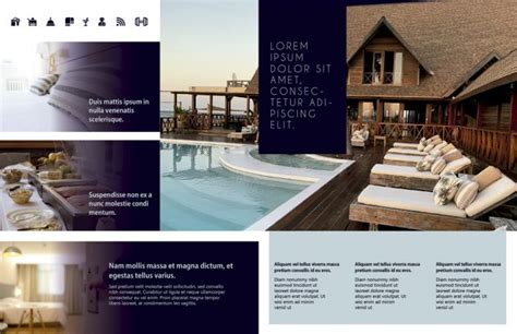 luxury hotel brochure template blucactus  york dallas