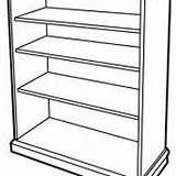 Clipart Bookshelf Clip Bookcase Shelves Webstockreview sketch template