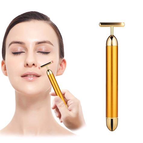 24k golden beauty bar inkint electronic facial roller waterproof micro